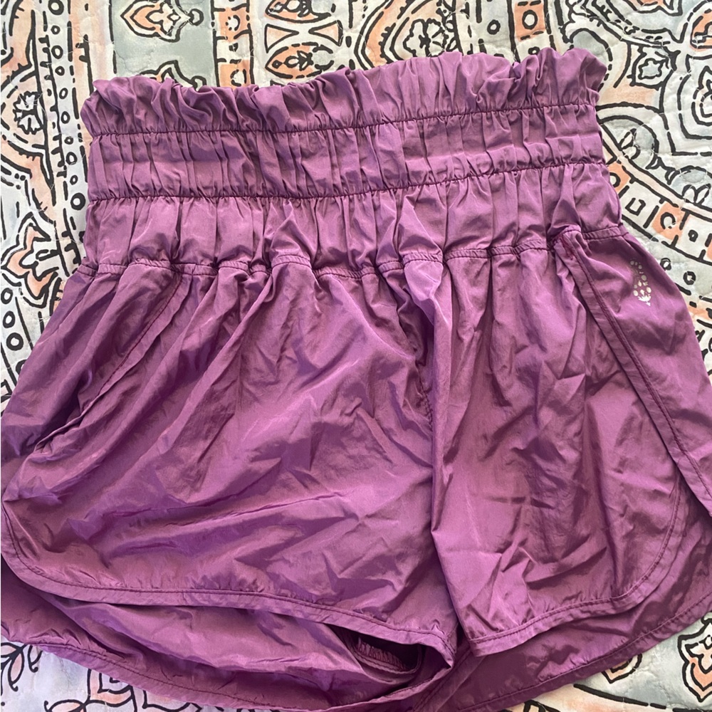 Purple free people shorts